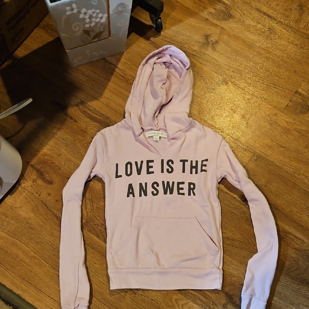 Spiritual Gangster Pink Hoodie Size Small